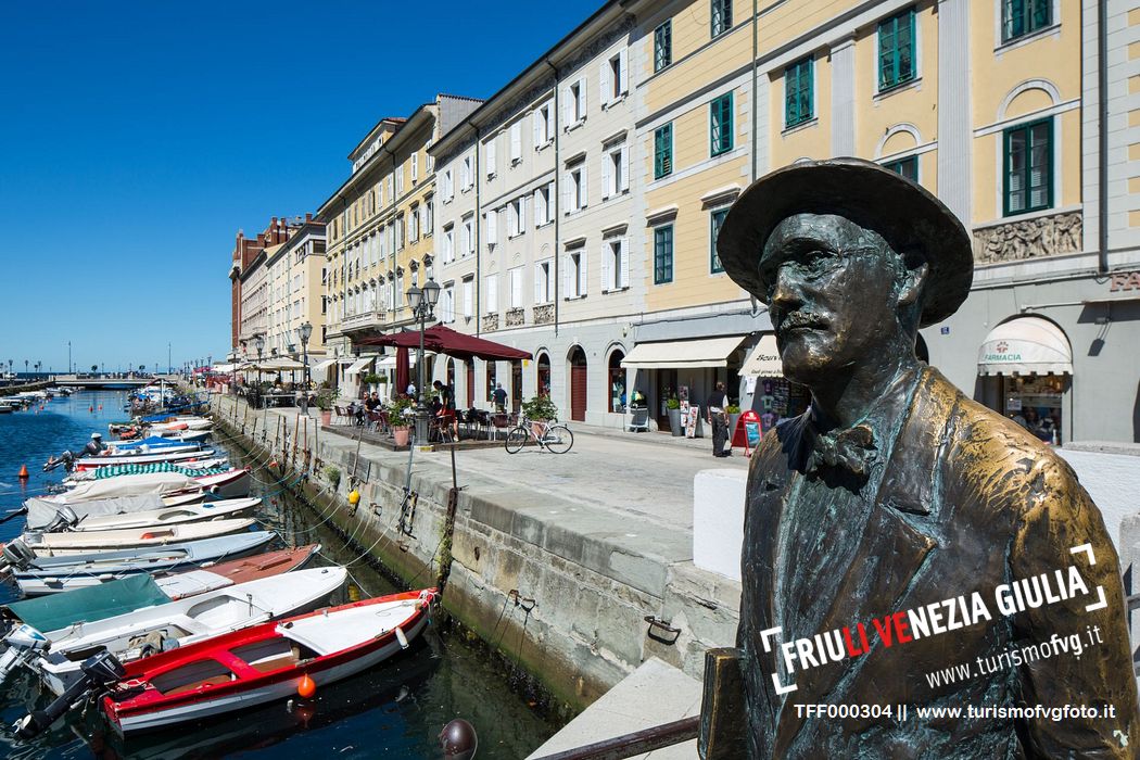 James Joyce's statue  - Canal Grande