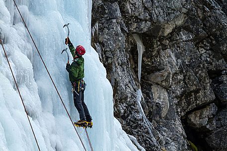 Ice climbing