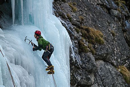 Ice climbing