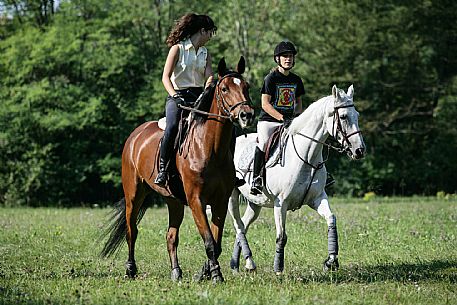 Horse riding