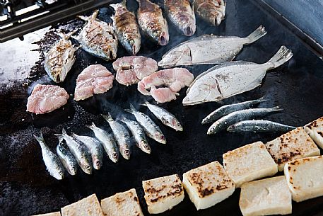 Grilled fish