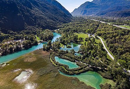 Alpe Adria cycle path - Diramazione Pioverno-Cavazzo- Finanziato dal Fondo europeo di sviluppo regionale e Interreg V-A Italia-Austria 2014-2020 progetto BIKE NAT