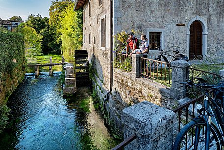 Alpe Adria cycle path - Udine-Grado-Finanziato dal Fondo europeo di sviluppo regionale e Interreg V-A Italia-Austria 2014-2020 progetto BIKE NAT