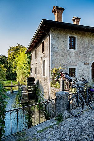 Alpe Adria cycle path - Udine-Grado-Finanziato dal Fondo europeo di sviluppo regionale e Interreg V-A Italia-Austria 2014-2020 progetto BIKE NAT