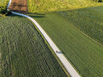 Alpe Adria cycle path - Udine-Cividale-Finanziato dal Fondo europeo di sviluppo regionale e Interreg V-A Italia-Austria 2014-2020 progetto BIKE NAT