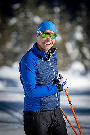 Cross country skiing in Val Saisera