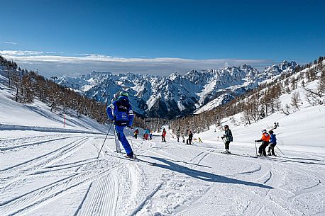 Ski to Forni di Sopra