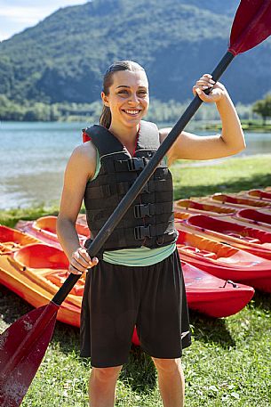 Experience di Canoa e Kayak sul Lago dei Tre Comuni (Cavazzo Carnico) - Carnia - FVG.