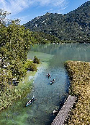 Experience di Canoa e Kayak sul Lago dei Tre Comuni (Cavazzo Carnico) - Carnia - FVG.