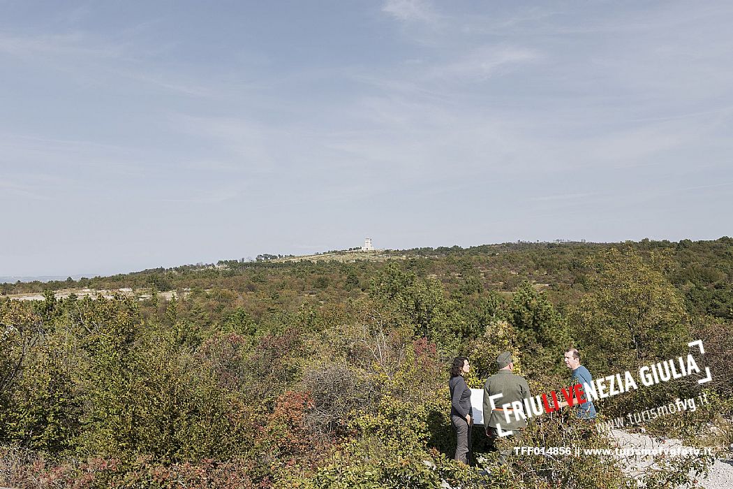 WOP,Slovenia, Nova Gorica, CERJE,View of the Cerje Monument of Peace from the hill of Peinka Cave,  Schirra/Giraldi