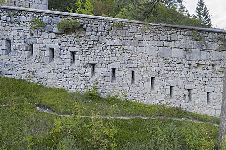 WOP,Slovenia, Bovec, FORTIFICATION PREDEL,Detail of the fortification,© Schirra/Giraldi WOP,Slovenia, Bovec, FORTIFICATION PREDEL,Detail of the fortification,© Schirra/Giraldi