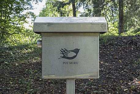 WOP,Slovenia, Bovec,OUTDOOR MUSEUM RAVELNIK,Box book.,© Schirra/Giraldi WOP,Slovenia, Bovec,OUTDOOR MUSEUM RAVELNIK,Box book.,© Schirra/Giraldi