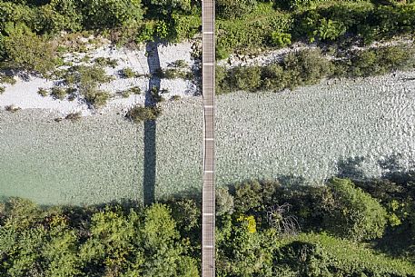 WOP,Italia, San Pietro al Natisone, SAN PIETRO AL NATISONE,The bridge over the Natisone of Oculis village,© Schirra/Giraldi