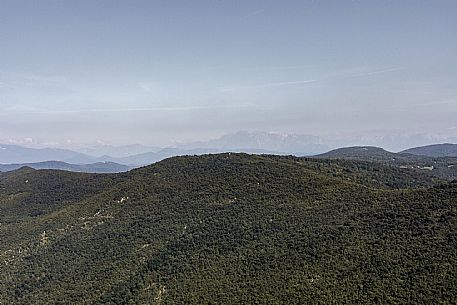 WOP,Slovenia, Nova Gorica, OUTDOOR MUSEUM SABOTIN,View of Vodice Mount and the Gonzalo Mausoleum from the top of, Sabotino, Mount,© Schirra/Giraldi