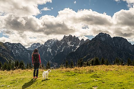 Trekking to Malga Glazzat, from Sella Cereschiatis, Pontebba, Val Aupa