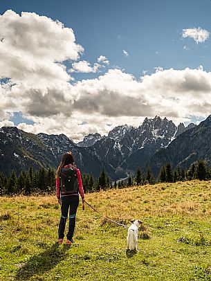 Trekking to Malga Glazzat, from Sella Cereschiatis, Pontebba, Val Aupa
