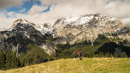 Trekking to Malga Glazzat, from Sella Cereschiatis, Pontebba, Val Aupa