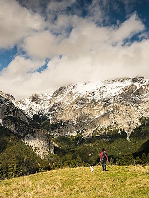 Trekking to Malga Glazzat, from Sella Cereschiatis, Pontebba, Val Aupa