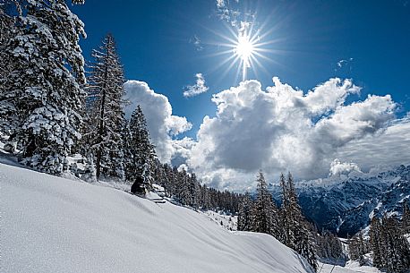 Ski to Forni di Sopra
