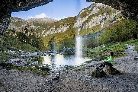 Fontanone di Goriuda, in val Raccolana (Chiusaforte) - Ud