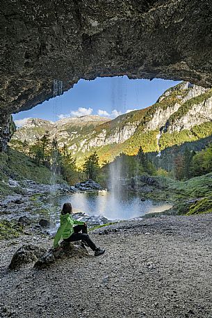 Fontanone di Goriuda, in val Raccolana (Chiusaforte) - Ud