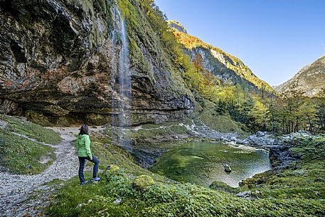 Fontanone di Goriuda, in val Raccolana (Chiusaforte) - Ud